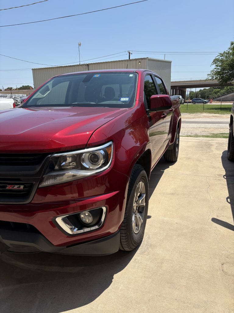 red vehicle diagnostic check